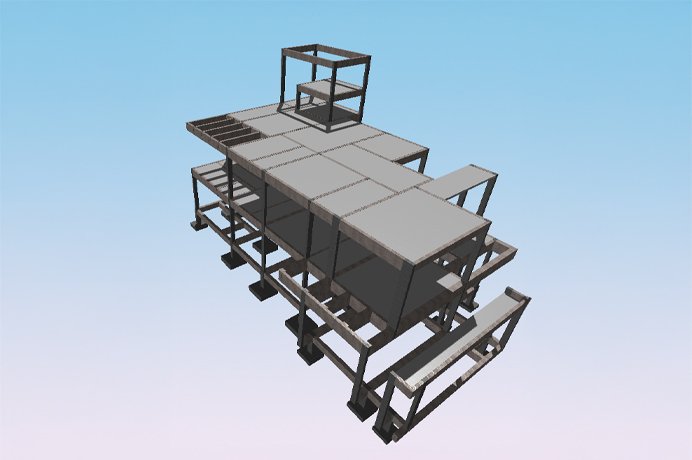Projeto estrutural e da fundação em concreto armado convencional